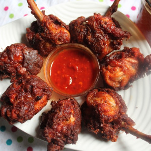 Chicken Lollipop with Bread