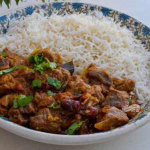 mutton with rice